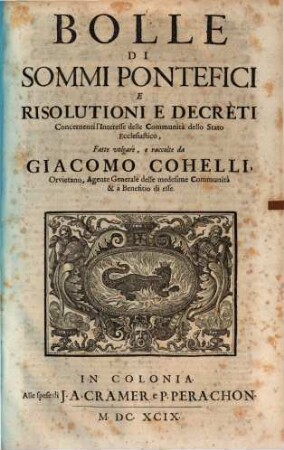 Bolle di Sommi Pontefici