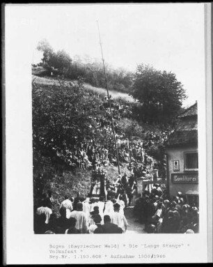 Volksfest die "Lange Stange" in Bogen (Kreis Straubing-Bogen)