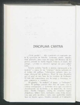 Diciplina castra