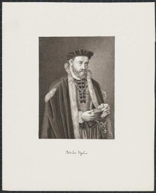 Icones Professorum Marpurgensium — Bildnis des Nikolaus Vigel (1529-1600)