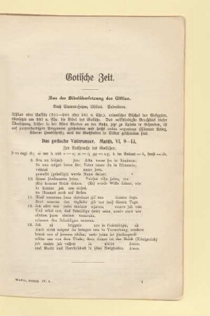Gotische Zeit