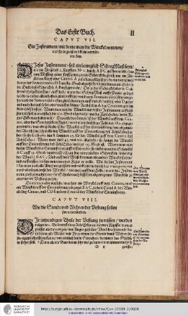 Caput VIII. Wie die Stende und Wehren der Vestung sollen formiret werden