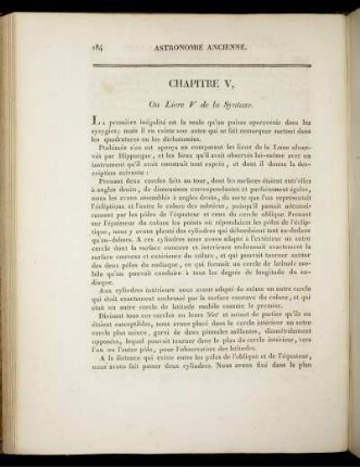 Chapitre V. - VII., Ou Livre V de la Syntaxe, Livre VI de la Syntaxe, Livre VII.
