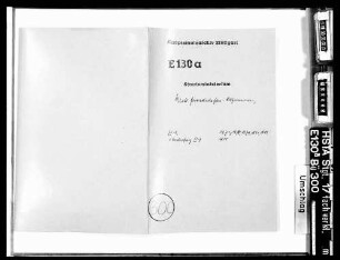 Württ. Gesandschaften - Allgemeines