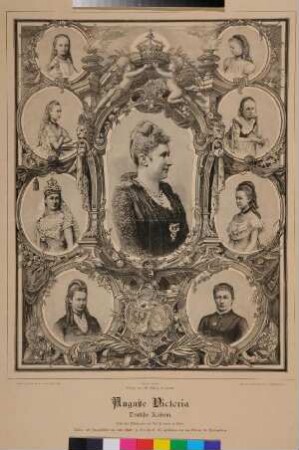 Bildnis von Auguste Victoria (1858-1921), Deutsche Kaiserin