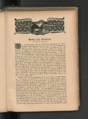 Kainz der Vorleser