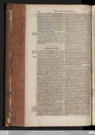 Cap. IV. An sit peccatum Originis?