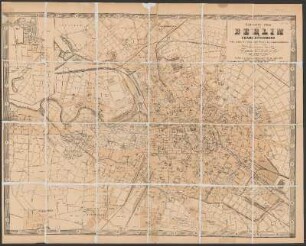 Neuester Plan von Berlin und Charlottenburg : nebst Angabe des Bebauungs-Planes des jetzigen Weichbildes : Beilage zum Berliner Adress-Buch für das Jahr 1873