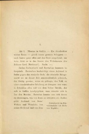 Jesus von Nazareth : Ein dichterischer Entwurf aus dem Jahre 1848