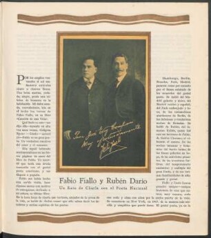 Fabio Fiallo y Rubén Darío : Un Rato de Charla con el Poeta Nacional