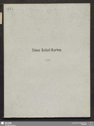 Über Relief-Karten