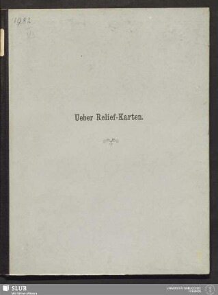 Über Relief-Karten