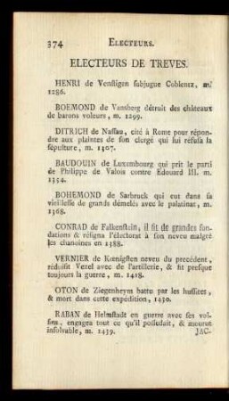 Electeurs De Treves
