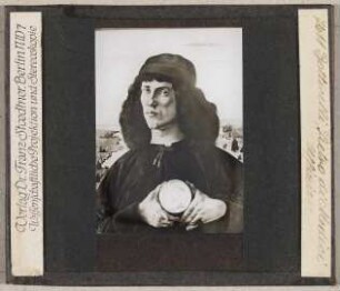 Botticelli: Pietro di Medici. Florenz, Uffizien (Stoedtner-Nr. 7611)