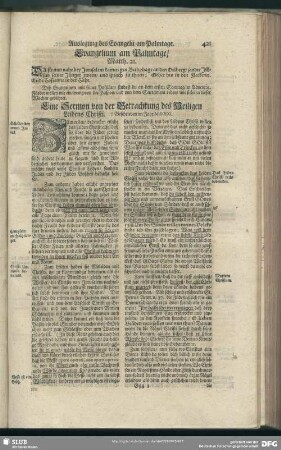Evangelium am Palmtage, Matth. 21