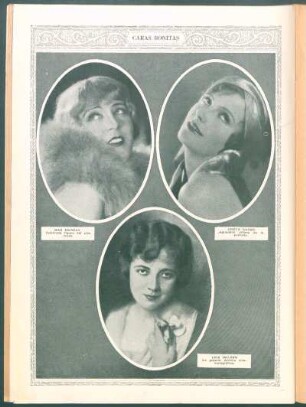 Caras bonitas : Mae Murray. - Greta Garbo. - Lois Wilson