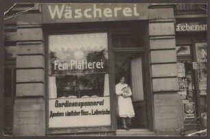 Ansichtskarte Wäscherei, Yorckstraße 60