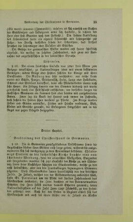 Drittes Kapitel. Verbreitung des Christenthums in Germanien