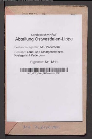 Erblasser: Bürmann, Wilhelmine: