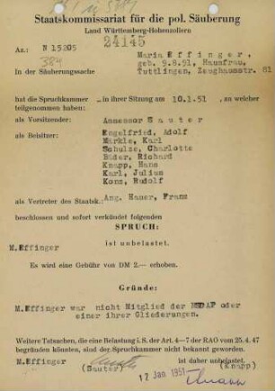 Effinger, Maria