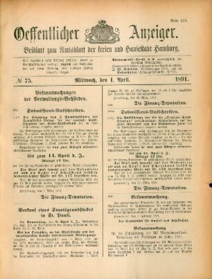 1. April-30. Juni = No. 75-150
