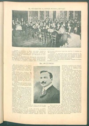 El banquete al señor Manuel Derqui