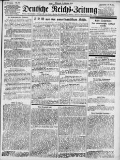 Deutsche Reichs-Zeitung. 1871-1934