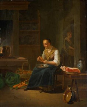 Interieur mit Bäuerinnen