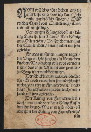 NVN wil ichs aber heben an/ dz || aller best vnd das ich kan/