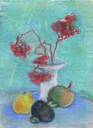 Obststilleben mit roten Beeren