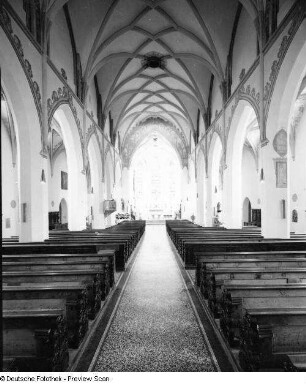 Donauwörth. Liebfrauenmünster. Innenansicht