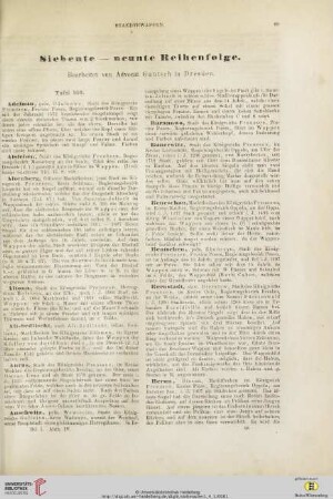 Siebente - neunte Reihenfolge