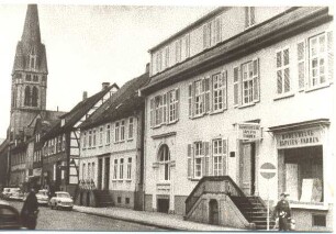 Schülerstraße, Blick von der Leopoldstraße. Detmold