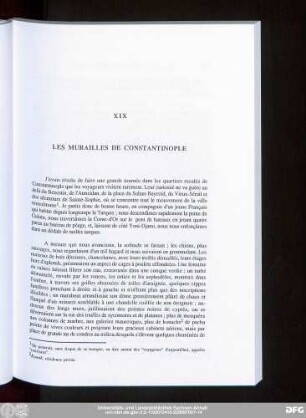 XIX Les Murailles De Constantinople