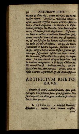 Artificium Rhetoricum.