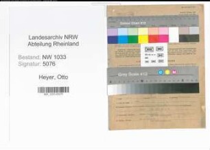 Entnazifizierung Otto Heyer , geb. 08.02.1897 (Polizeibeamter)