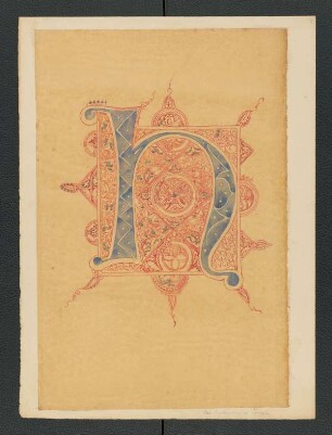 Initialen, Unziale H [Carl Luckow, zeichnerischer Nachlass]