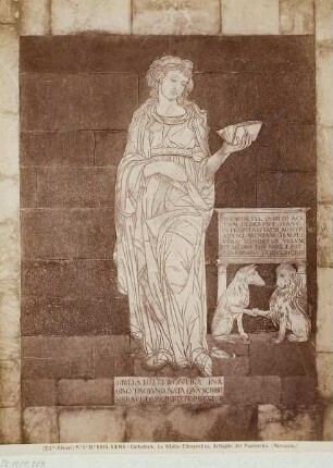 Neroccio: Hellespontische Sibylle, Detail des Fußbodens im Dom von Siena