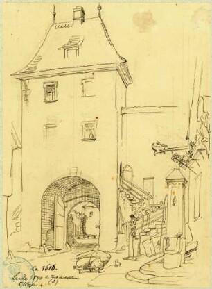 Lauda Stadtseitige Ansicht Obertor