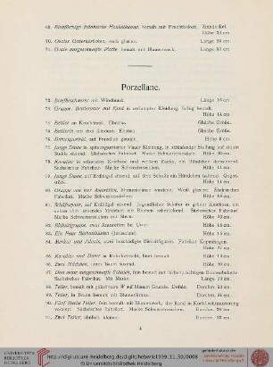 Porzellane (Nr. 72-240)