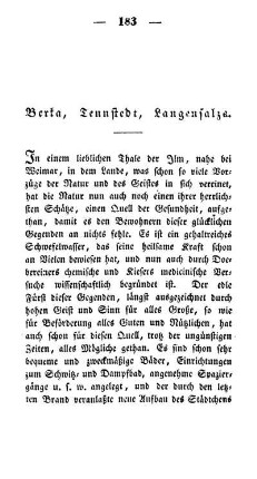 Berka, Tennstädt, Langensalza