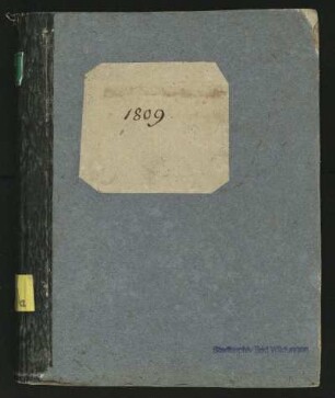 1809: Waldeckisches Intelligenz-Blatt