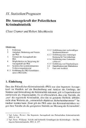 715-735, Die Aussagekraft der Polizeilichen Kriminalstatistik