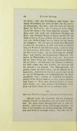 Weitere Verbreitung der Kirchenverbesserung