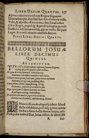 Liber Decimus Quintus.