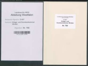 Amt Rahden - Vogtei Stemwederberg - Bauerschaft Oppenwehe: Unterlagen der Revisionskommission - Band 1