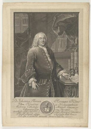 Bildnis des Johannes Florens Rivinus