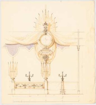 Glaspalast, München Umgestaltung: Bilderrahmen für Gemälde von Mozart