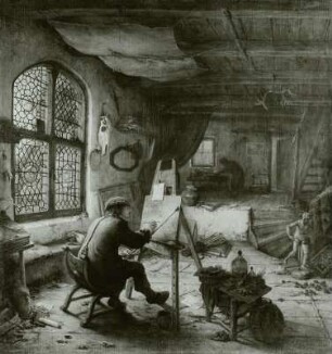 Der Maler in seiner Werkstatt