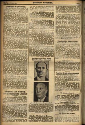 Zweite Ausgabe vom Dienstag, den 17. Februar 1931.
